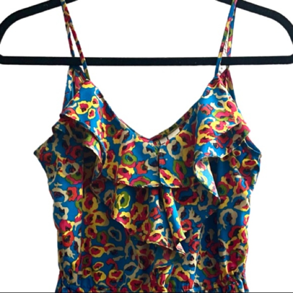 Red Camel Colorful Sundress with Pockets - Picture 3 of 7
